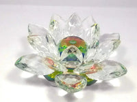 Feng Shui Crystal Lotus Figurine for Harmony & Prosperity | Brahmatells by Brahmatells
