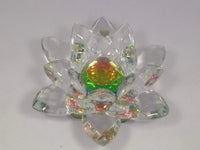 Feng Shui Crystal Lotus Figurine for Harmony & Prosperity | Brahmatells by Brahmatells