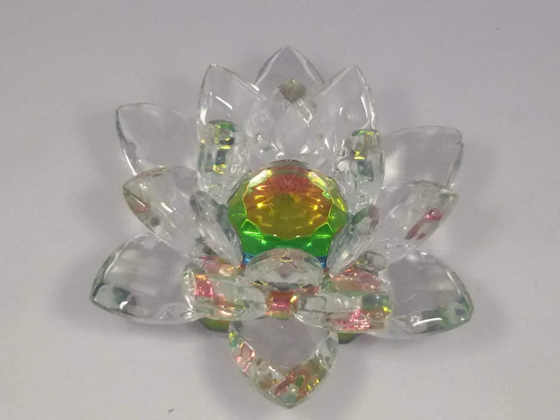 Feng Shui Crystal Lotus Figurine for Harmony & Prosperity | Brahmatells by Brahmatells