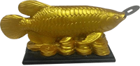 Feng Shui Golden Arowana Fish Strong Wealth Symbol & Protects From Mishaps, Troubles by Brahmatells