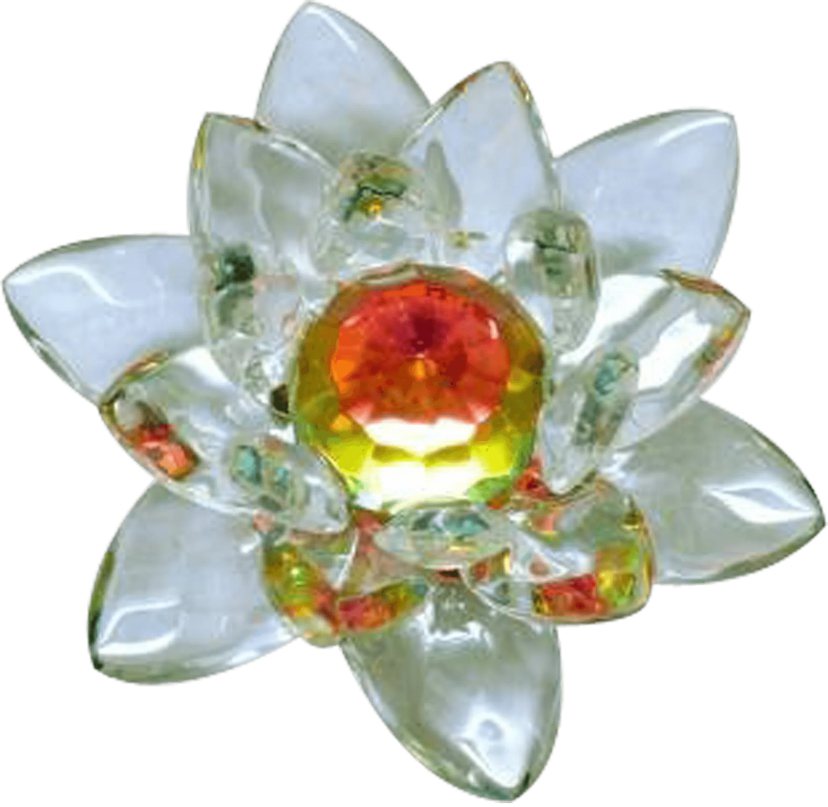 Feng Shui Transparent Crystal Lotus for Harmony & Wealth | Brahmatells by Brahmatells