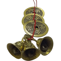 Feng Shui Vastu 3 Bell 3 Coins by Brahmatells