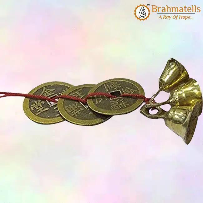 Feng Shui Vastu 3 Bell 3 Coins by Brahmatells
