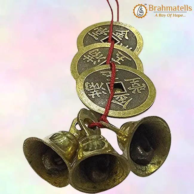 Feng Shui Vastu 3 Bell 3 Coins by Brahmatells