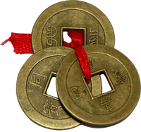 FengShui-3-Chinese-Coins- for wealth and goodluck by Brahmatells