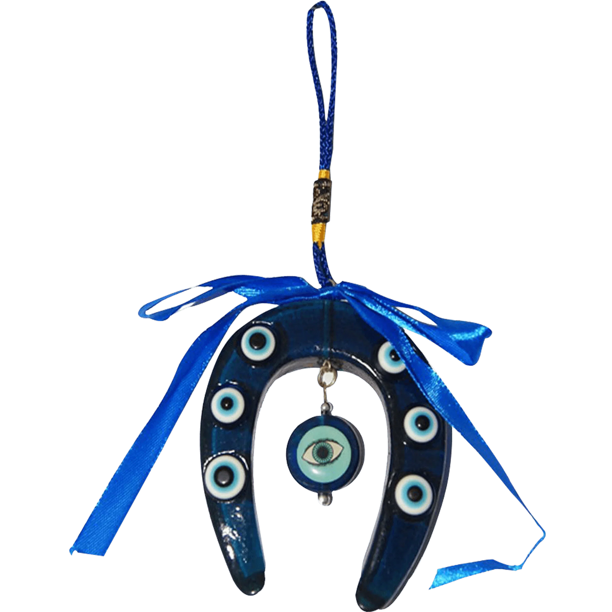 Fengshui Evil Eye With Horse Shoe Hanging by Brahmatells