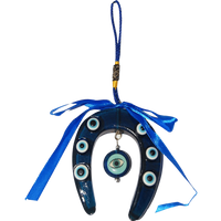 Fengshui Evil Eye With Horse Shoe Hanging by Brahmatells
