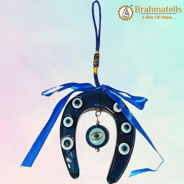 Fengshui Evil Eye With Horse Shoe Hanging by Brahmatells