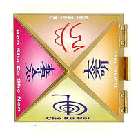 Fengshui Vastu Reiki Symbol Wooden Wish Box Cash Box Pyramid Storing Crystals by Brahmatells