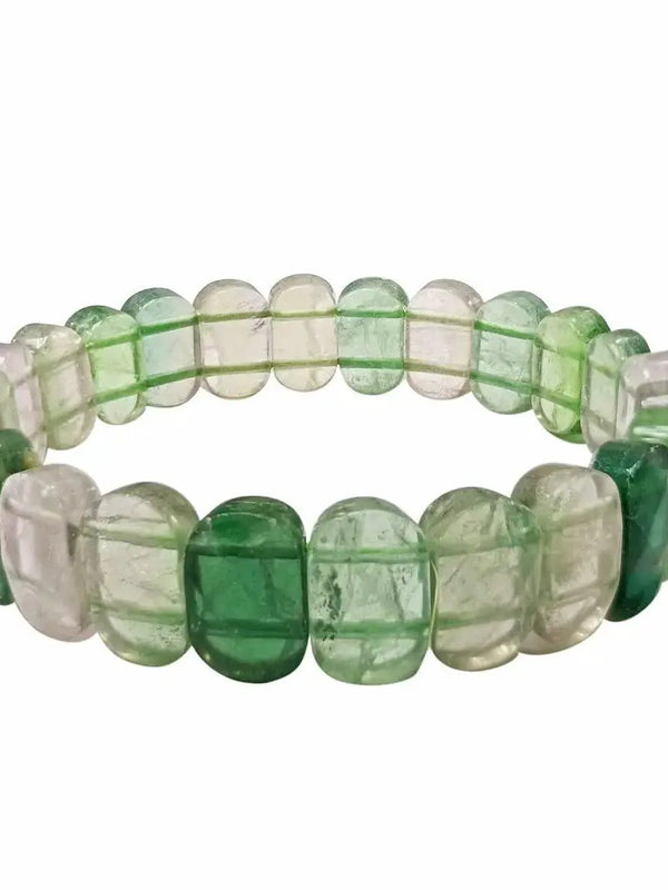 Fluorite Oval Faceted Healing Bracelet | Brahmatells by Brahmatells
