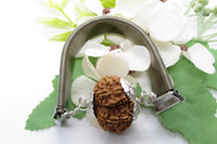 Gauri Shankar Rudraksha Bracelet with Silver Pendant - Harmony & Spiritual Connection | Brahmatells by Brahmatells