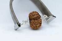 Gauri Shankar Rudraksha Bracelet with Silver Pendant - Harmony & Spiritual Connection | Brahmatells by Brahmatells