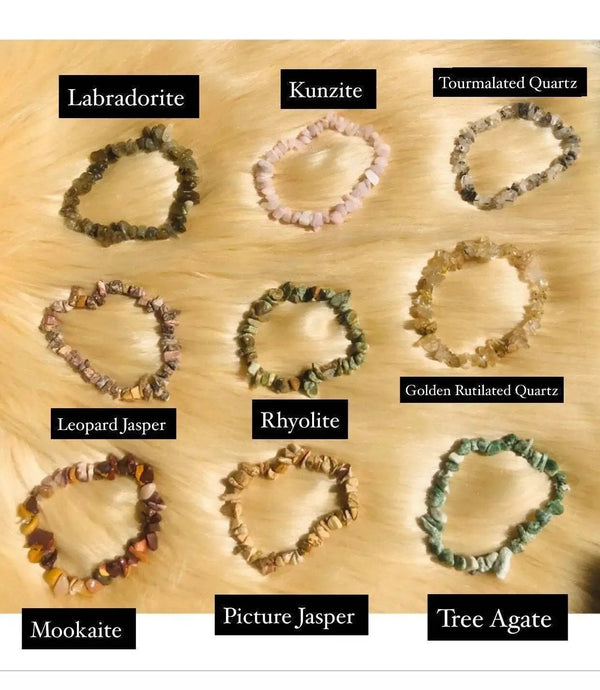 Gemstone Chip Bracelets Collection - Embrace Natural Beauty | Brahmatells by Brahmatells