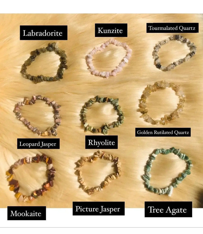 Gemstone Chip Bracelets Collection - Embrace Natural Beauty | Brahmatells by Brahmatells