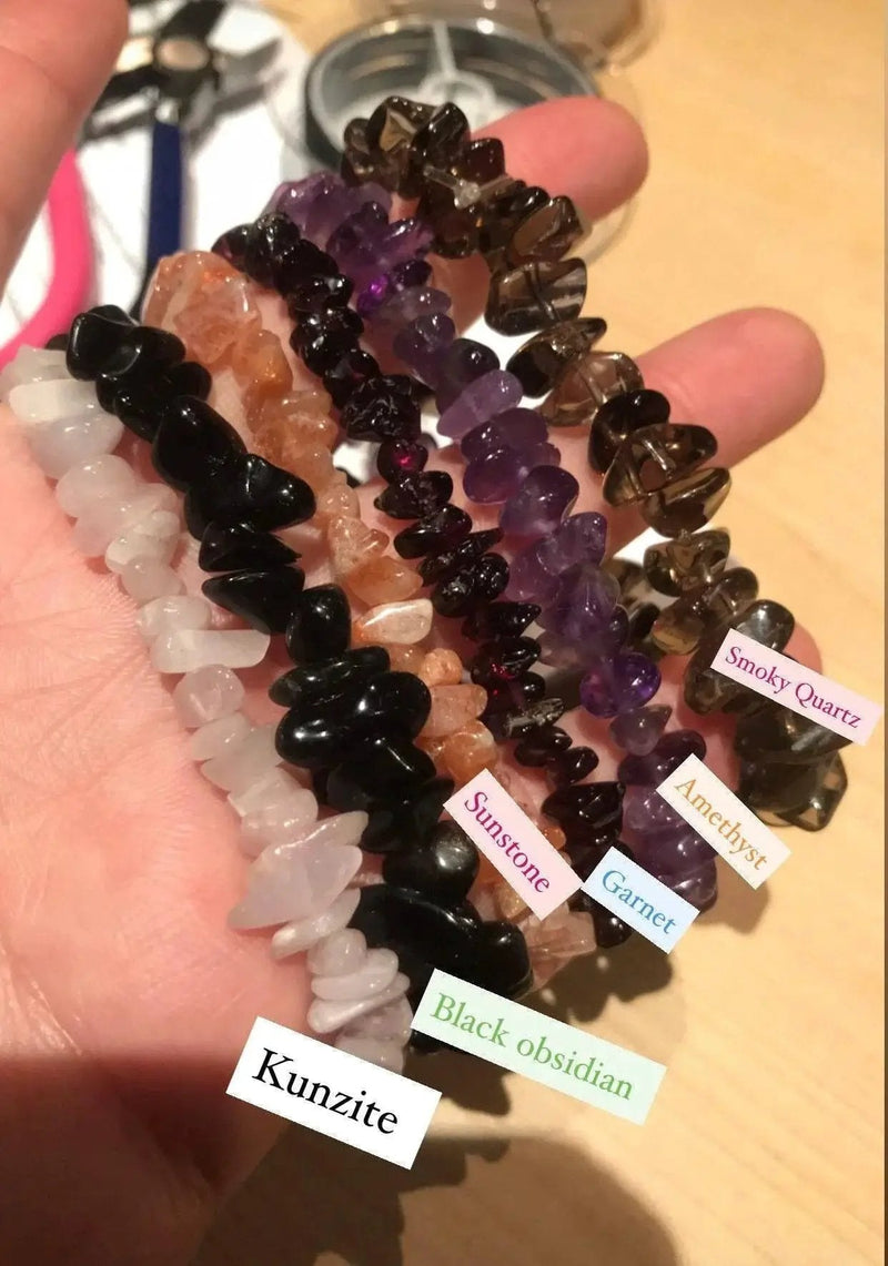 Gemstone Chip Bracelets Collection - Embrace Natural Beauty | Brahmatells by Brahmatells