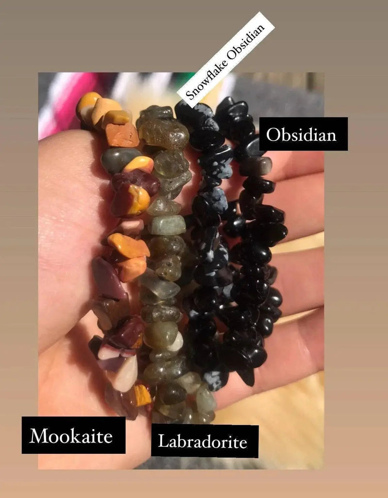 Gemstone Chip Bracelets Collection - Embrace Natural Beauty | Brahmatells by Brahmatells