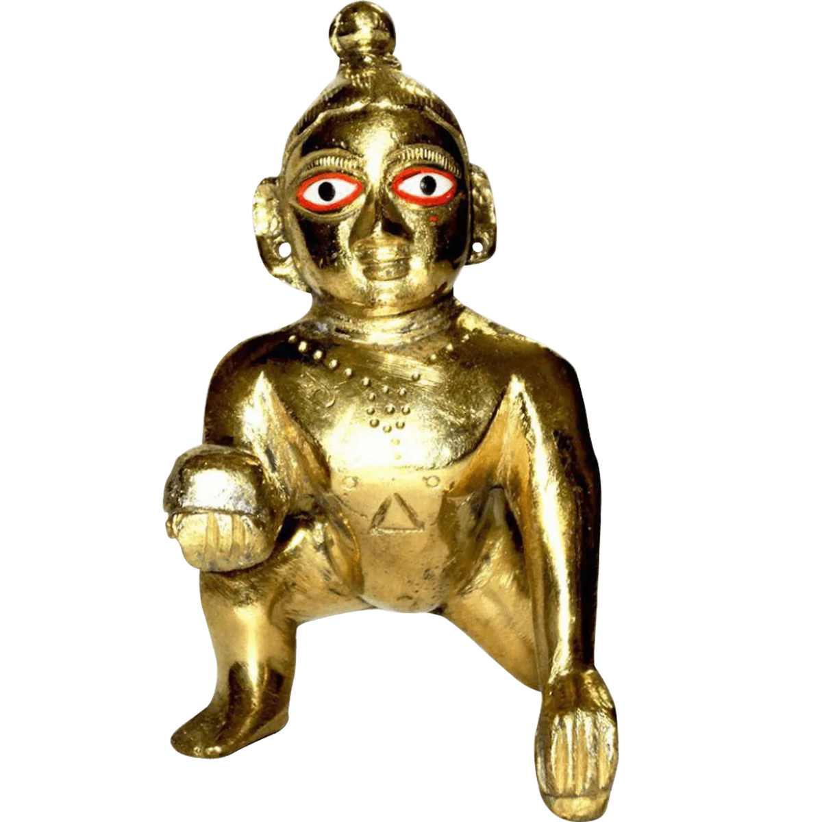 Golden-Laddu-Gopal by Brahmatells