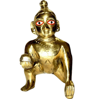 Golden-Laddu-Gopal by Brahmatells