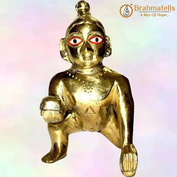Golden-Laddu-Gopal by Brahmatells