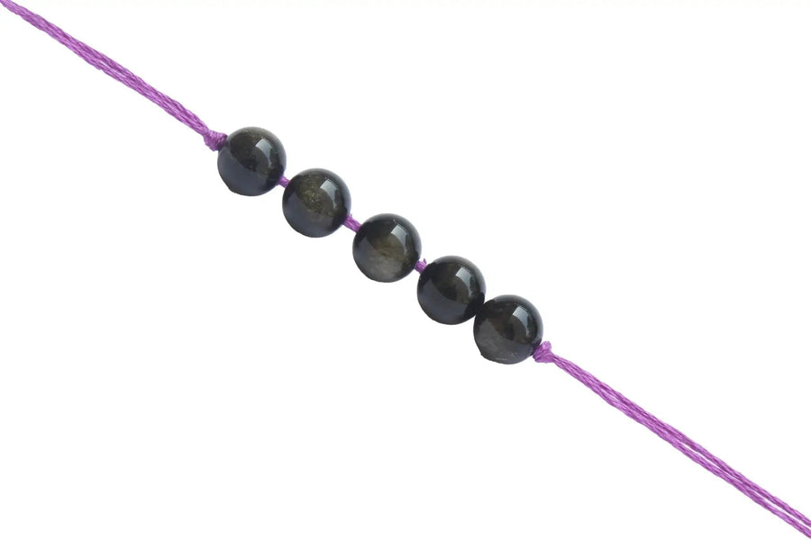Golden Obsidian Band by Brahmatells