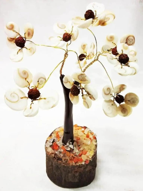 Gomti Chakra with Rudraksh Wish Tree by Brahmatells