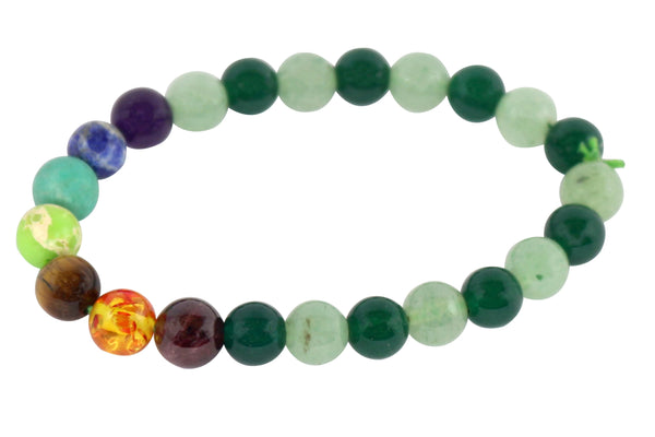 Green Aventurine & Jade Healing Bracelet | Brahmatells by Brahmatells