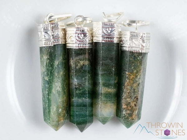 Green AVENTURINE Crystal Pendant - Heart Chakra, Crystal Healing, Anxiety Relief, Gemstone Pendant by brahmatells