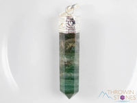 Green AVENTURINE Crystal Pendant - Heart Chakra, Crystal Healing, Anxiety Relief, Gemstone Pendant by brahmatells