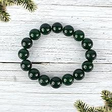 Green Aventurine Diamond Cut Bracelet - 8mm Beads for Reiki Healing by Brahmatells