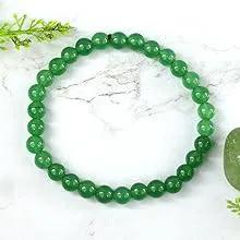 Green Aventurine Diamond Cut Bracelet - 8mm Beads for Reiki Healing by Brahmatells