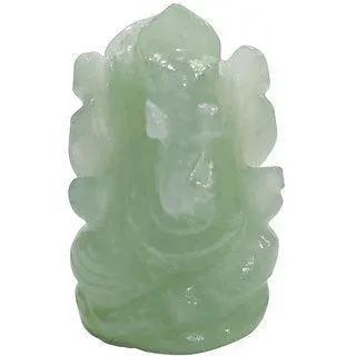 Green Aventurine Ganesha Idol for Prosperity & Obstacle Removal | Brahmatells by Brahmatells