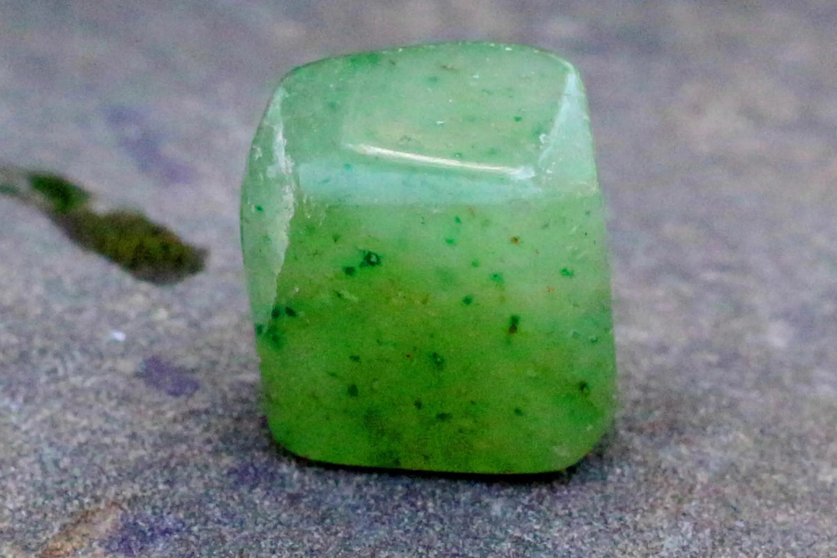 Green Aventurine Tumble Stone for Prosperity & Creativity | Brahmatells by Brahmatells