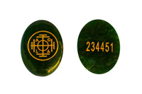 Green Aventurine Tumble With Money Code by Brahmatells