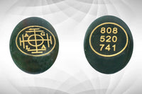 Green Aventurine with Zibu Symbol and Money Code Combo by Brahmatells