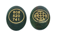 Green Aventurine with Zibu Symbol and Money Code Combo by Brahmatells