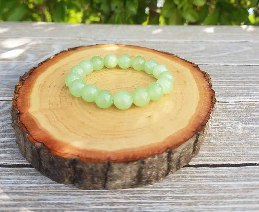 Green Calcite Bracelet for Balance & Healing | Brahmatells by Brahmatells