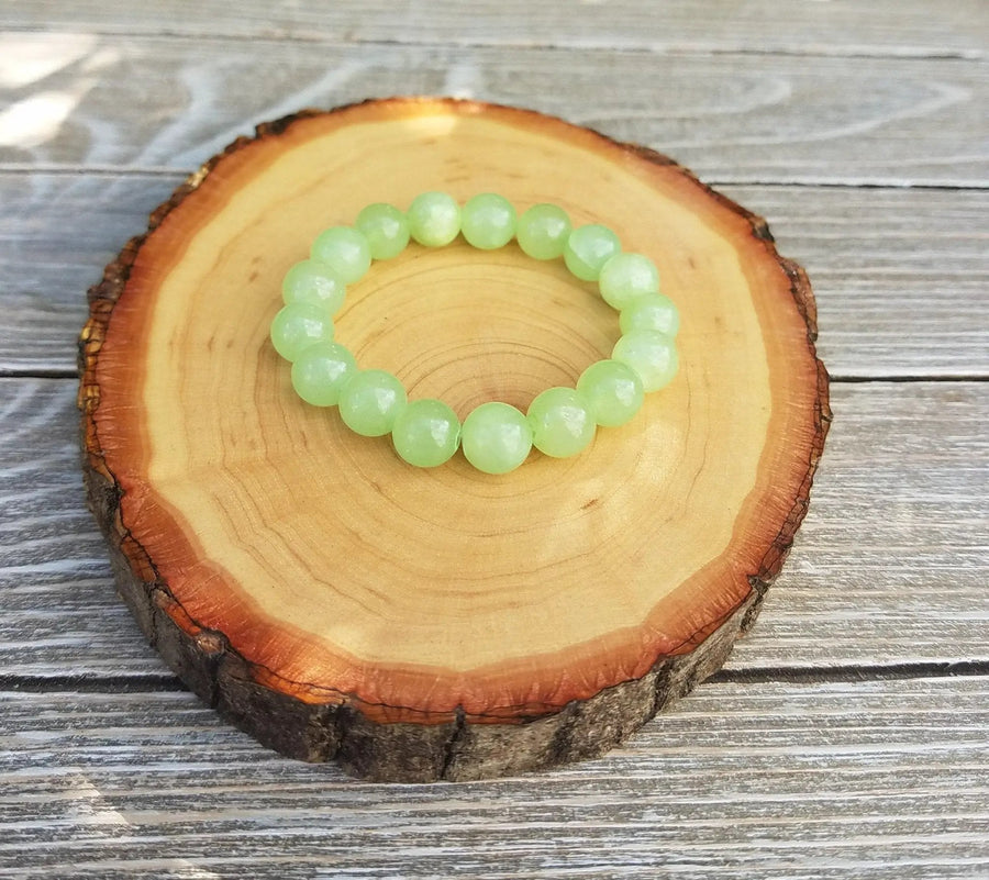 Green Calcite Bracelet for Balance & Healing | Brahmatells by Brahmatells