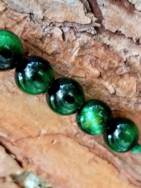 Green Cat's Eye Band for Spiritual Clarity | Brahmatells by Brahmatells