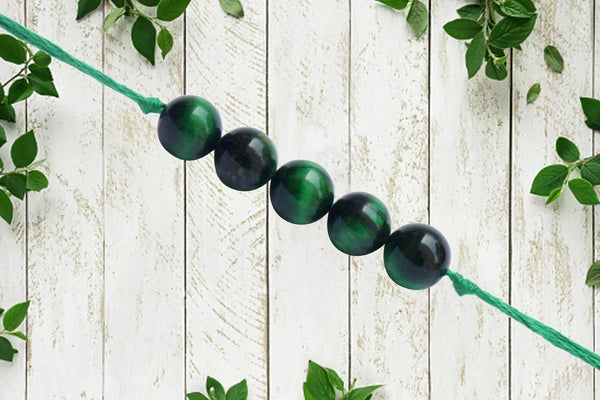 Green Cat's Eye Band for Spiritual Clarity | Brahmatells by Brahmatells