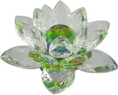Green Crystal Lotus for Positive Energy | Brahmatells by Brahmatells