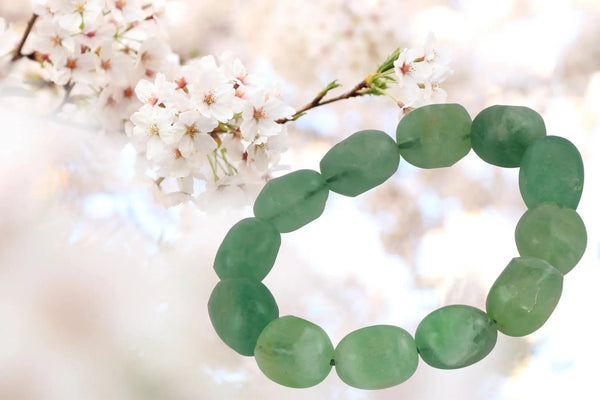 Green Fluorite Bracelet for Growth & Healing | Brahmatells by Brahmatells