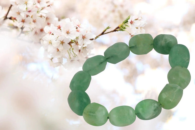 Green Fluorite Bracelet for Growth & Healing | Brahmatells by Brahmatells