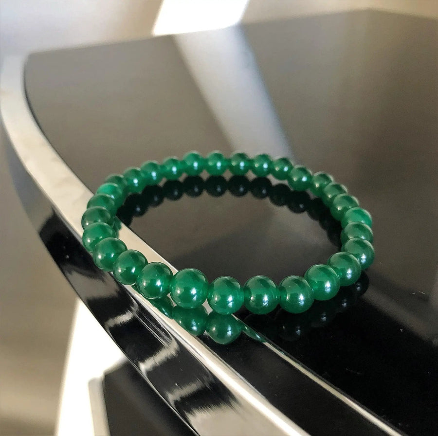 Green Jade Bracelet for Healing & Prosperity | Brahmatells by Brahmatells