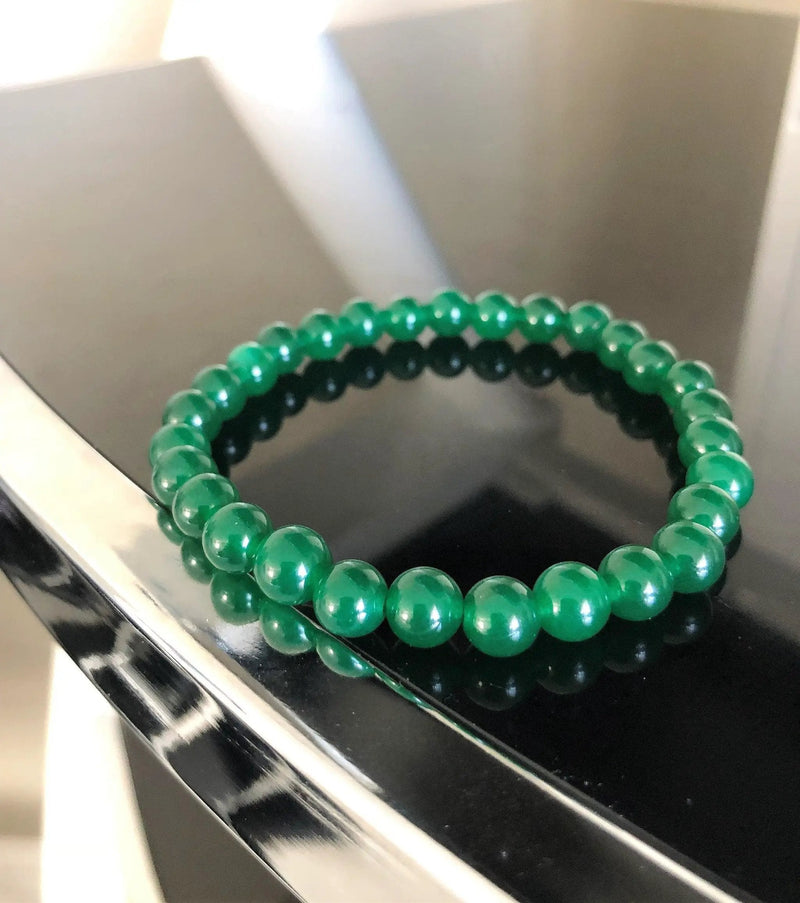 Green Jade Bracelet for Healing & Prosperity | Brahmatells by Brahmatells