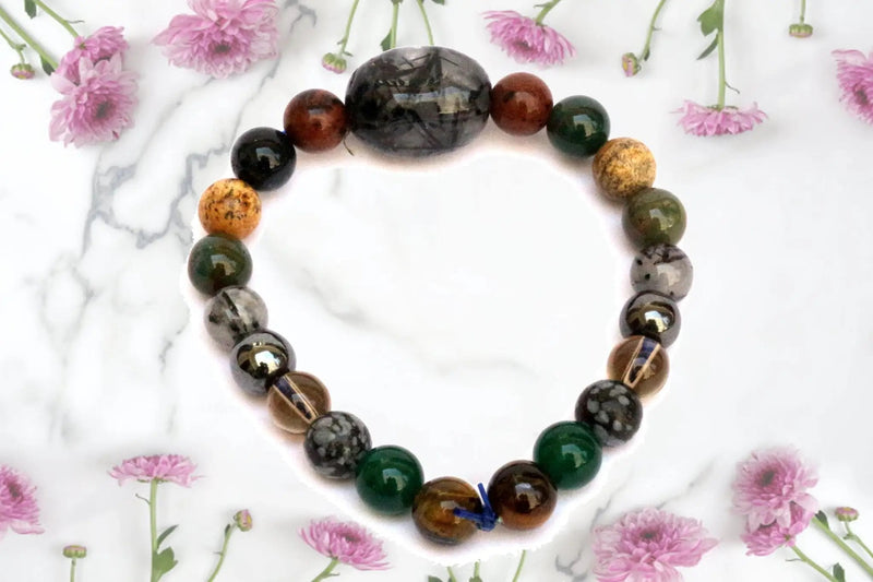 Grounding & Stability Crystal Bracelet | Brahmatells by Brahmatells