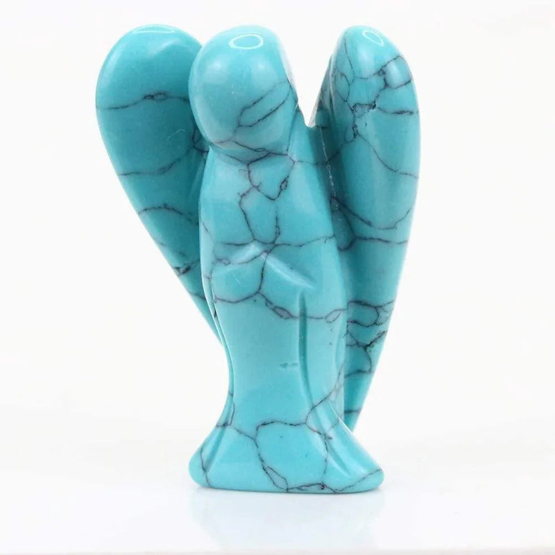 Hand Carved Gemstone Crystal Angel Figurines | Brahmatells by Brahmatells