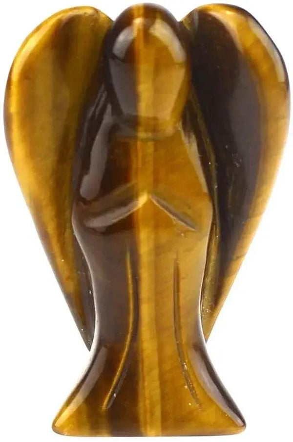 Hand Carved Gemstone Crystal Angel Figurines | Brahmatells by Brahmatells