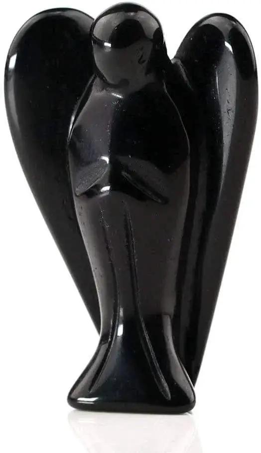 Hand Carved Gemstone Crystal Angel Figurines | Brahmatells by Brahmatells