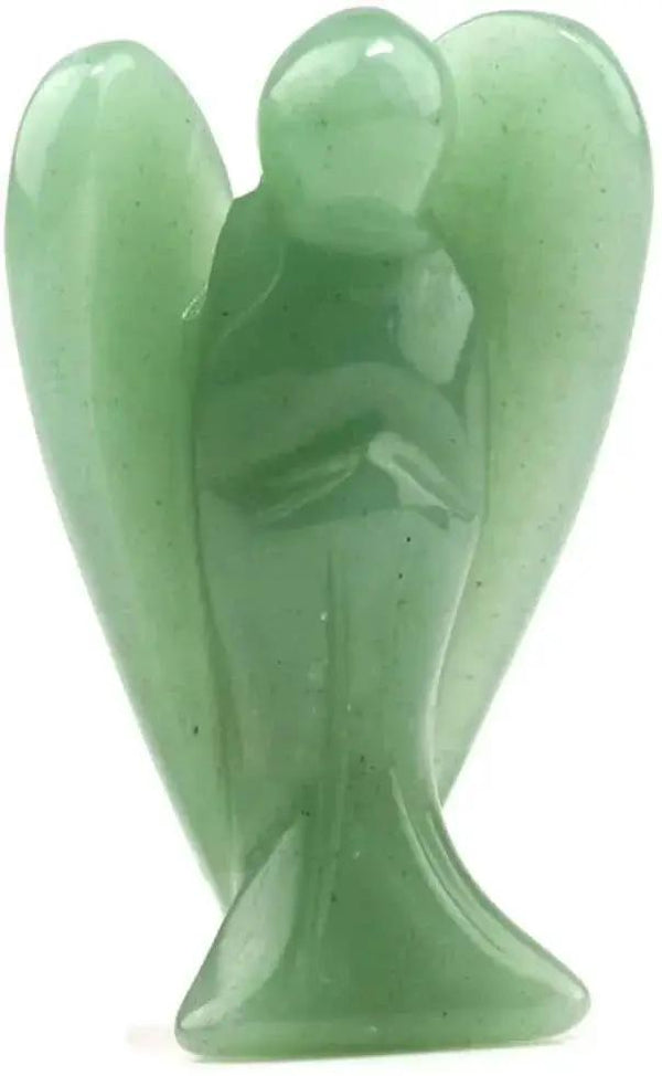 Hand Carved Gemstone Crystal Angel Figurines | Brahmatells by Brahmatells