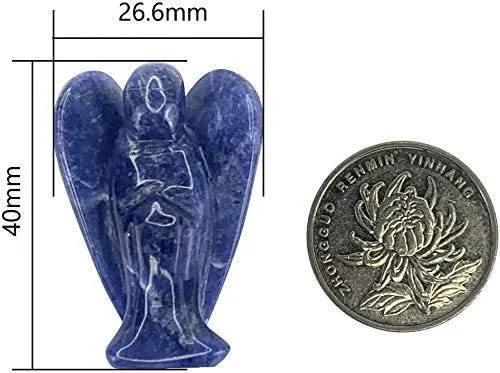 Hand Carved Gemstone Crystal Angel Figurines | Brahmatells by Brahmatells